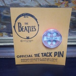 🎵 1964 The Beatles 🔥 💎 Original 👔 Tie Tack Pin 📌 Rare ✨ 60s 🎸 John Lennon